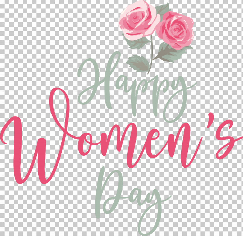 Happy Women’s Day PNG, Clipart, Cut Flowers, Floral Design, Garden, Garden Roses, Greeting Free PNG Download