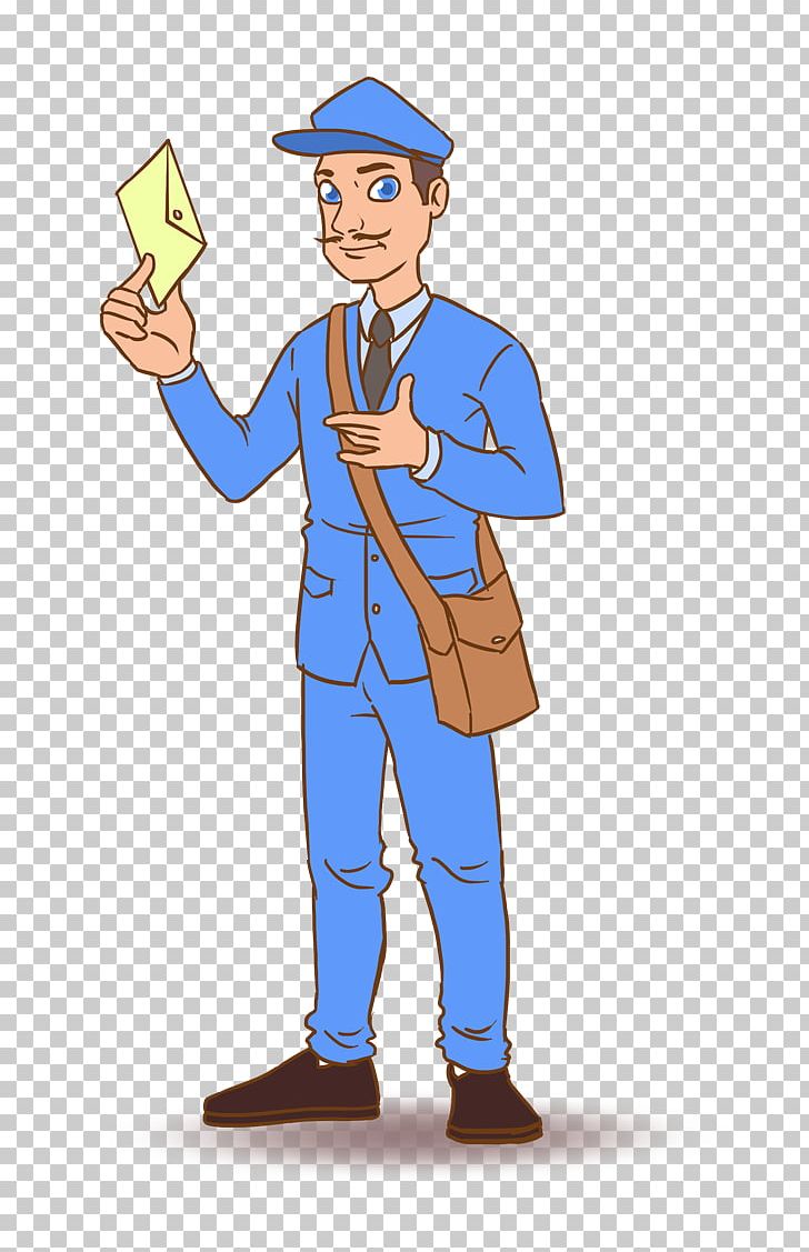 Mail Carrier PNG, Clipart, Blog, Cartoon, Clothing, Electric Blue, Finger Free PNG Download