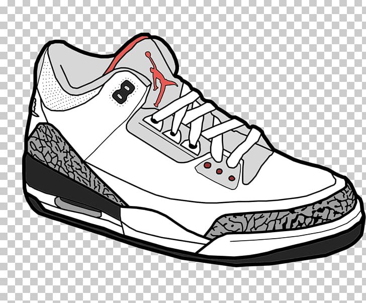 draw shoes jordans