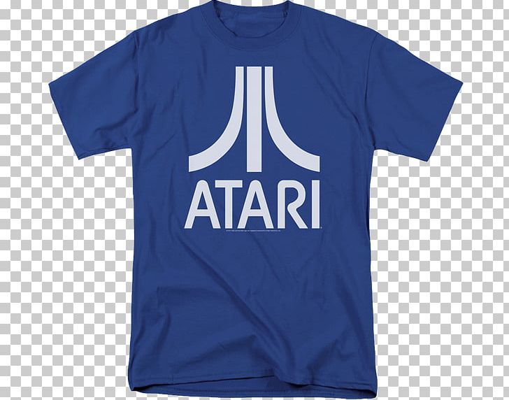 T-shirt Atari Reisebecher To Go Mit Logo Sleeve PNG, Clipart, Active Shirt, Atari, Atari Inc, Blue, Brand Free PNG Download