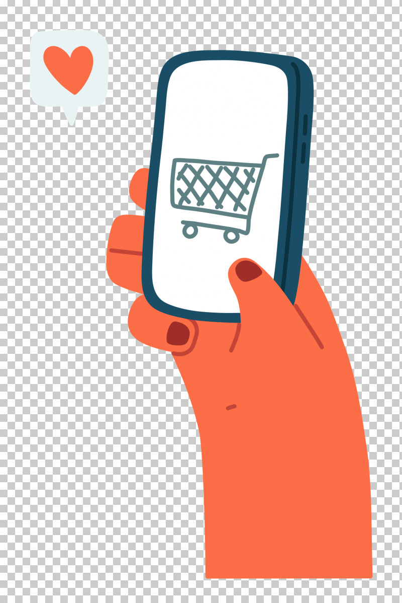 Shopping Mobile Hand PNG, Clipart, Behavior, Cartoon, Hand, Hm, Line Free PNG Download