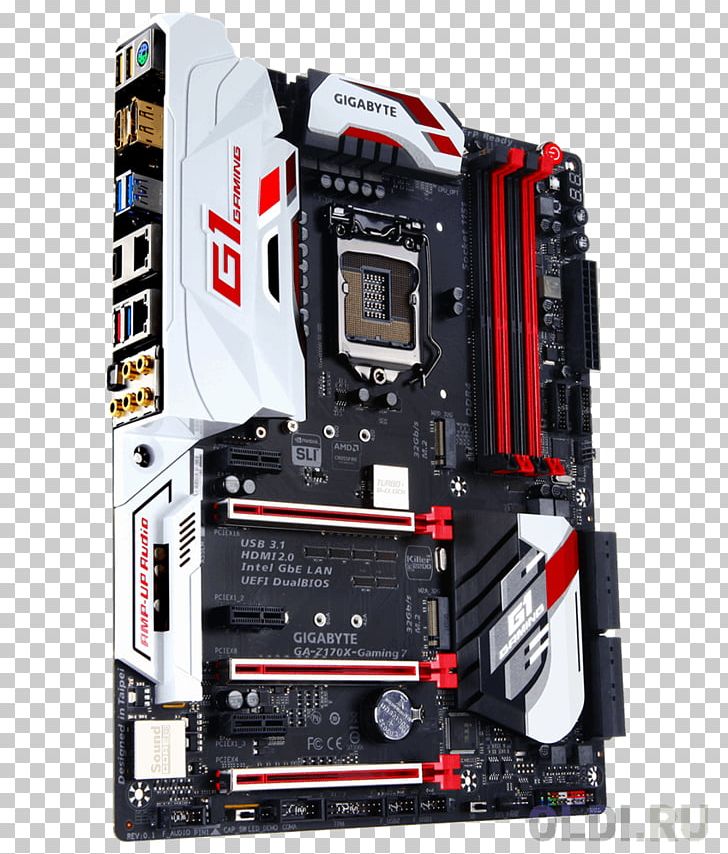 Intel GIGABYTE GA-Z170X-Gaming 7 LGA 1151 Gigabyte Technology Motherboard PNG, Clipart, Atx, Computer Case, Computer Component, Computer Hardware, Electronic Device Free PNG Download