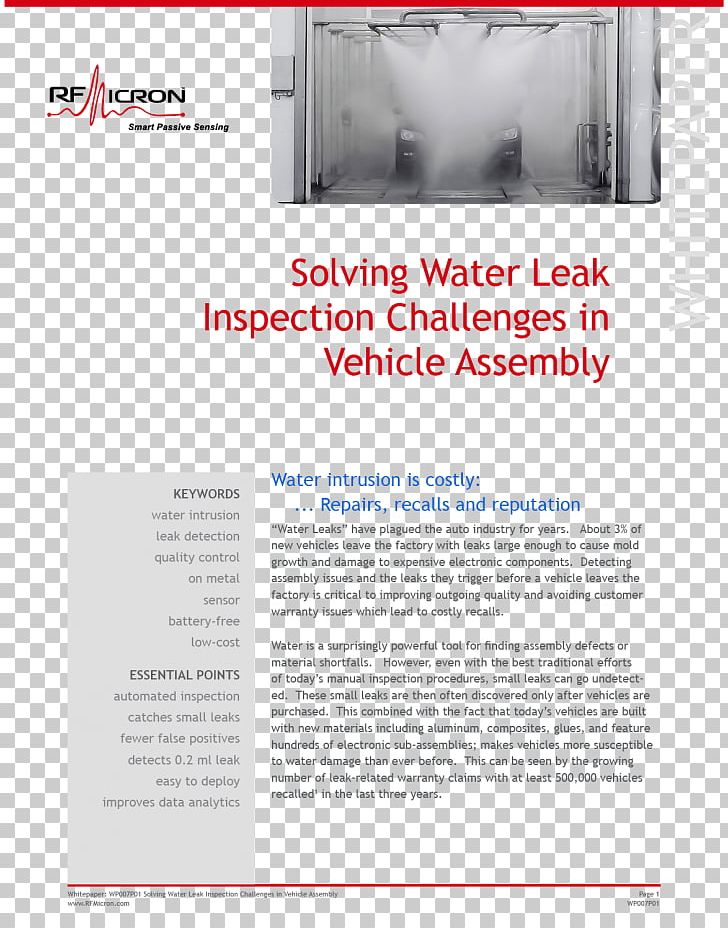Leak Car Intrusion Detection System White Paper Moisture PNG, Clipart, Brand, Brochure, Car, Chassis, Inspection Free PNG Download