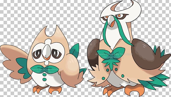 Pokémon Sun And Moon Pokemon Black & White Rowlet Evolution PNG, Clipart, Art, Artwork, Beak, Bird, Carnivoran Free PNG Download