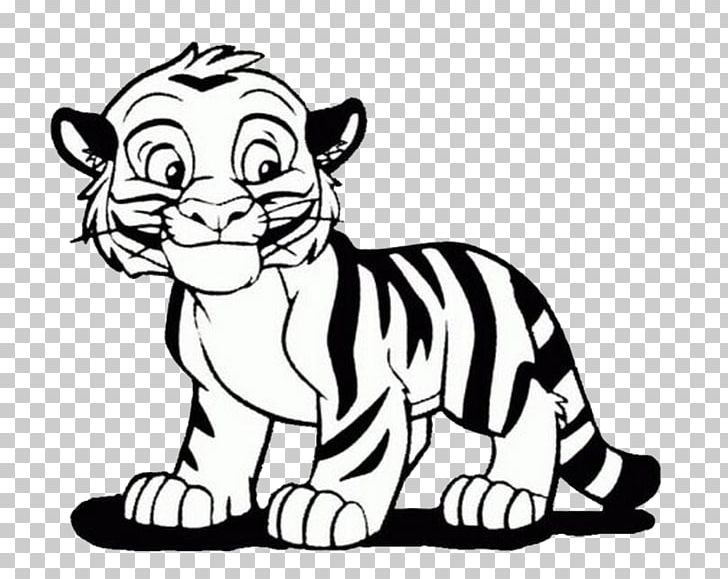 Bengal Tiger Coloring Book Lion Cuteness Child PNG, Clipart, Adult, Animals, Big Cats, Black, Carnivoran Free PNG Download