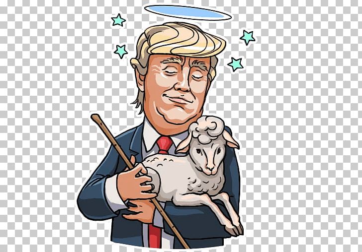 Donald Trump Sticker Telegram Еврейские анекдоты Messaging Apps PNG, Clipart, Art, Cartoon, Celebrities, Fiction, Fictional Character Free PNG Download