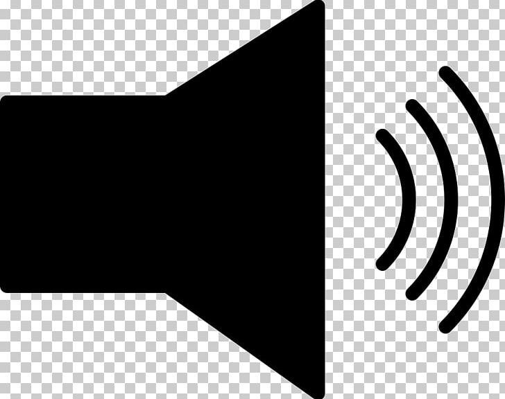 Loudspeaker Computer Icons Logo Sound Symbol PNG, Clipart, Angle, Black, Black And White, Brand, Computer Icons Free PNG Download