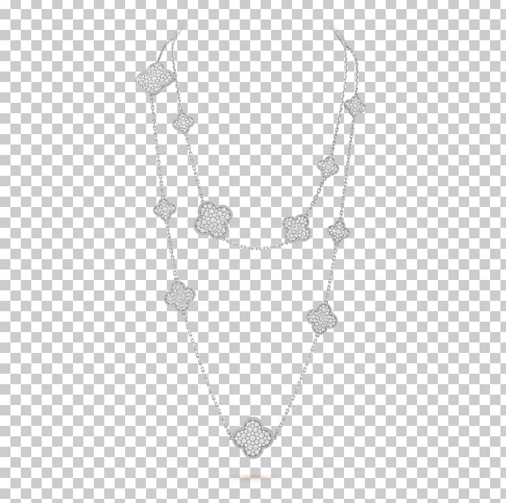 Necklace Van Cleef & Arpels Jewellery Chain Silver PNG, Clipart, Body Jewellery, Body Jewelry, Bracelet, Chain, Charms Pendants Free PNG Download
