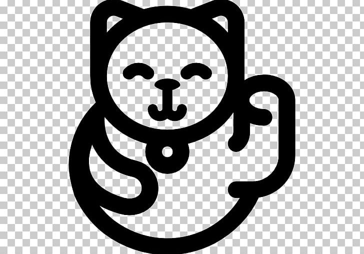 Japan Cat Maneki-neko Computer Icons PNG, Clipart, Black, Black And White, Cat, Computer Icons, Culture Of Japan Free PNG Download