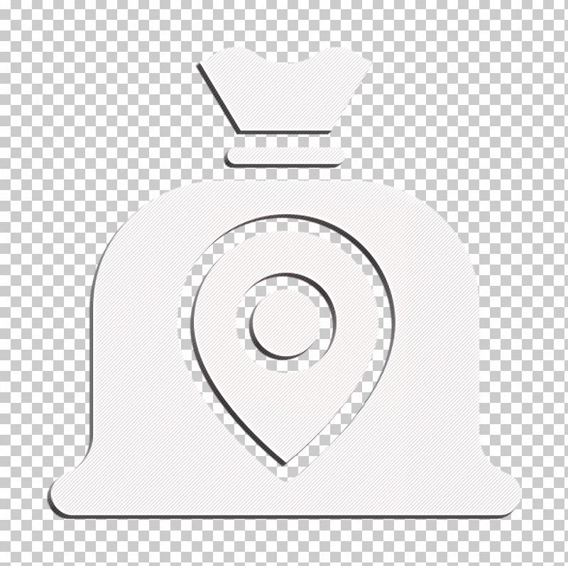 Navigation Icon Maps And Location Icon Money Bag Icon PNG, Clipart, Blackandwhite, Circle, Line, Logo, Maps And Location Icon Free PNG Download