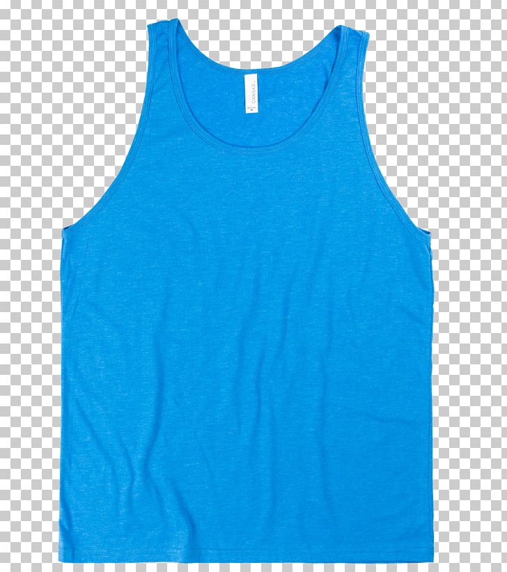 Gilets T-shirt Sleeveless Shirt PNG, Clipart, Active Shirt, Active Tank, Aqua, Azure, Blue Free PNG Download