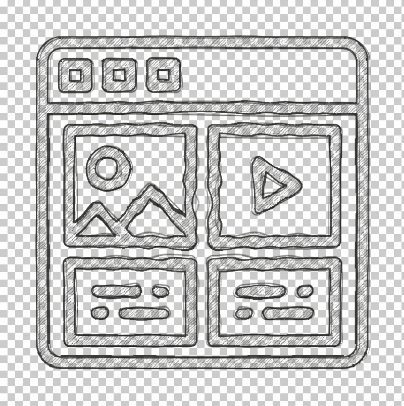User Interface Vol 3 Icon Social Media Icon Window Icon PNG, Clipart, Line, Line Art, Rectangle, Social Media Icon, Square Free PNG Download