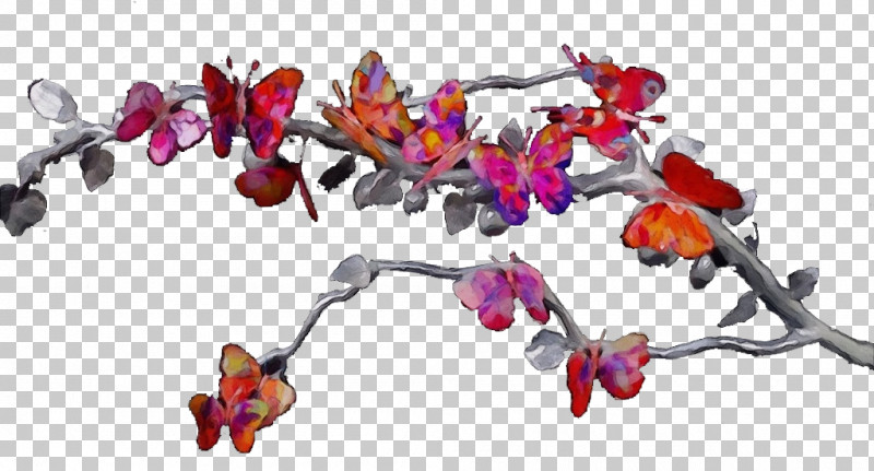 Flower Plant Branch Magenta Red Bud PNG, Clipart, Blossom, Branch, Bud, Flower, Jewellery Free PNG Download