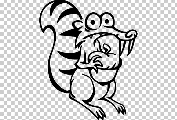 Scrat Coloring Book Ice Age Animation PNG, Clipart, Adult, Animation, Black, Carnivoran, Child Free PNG Download