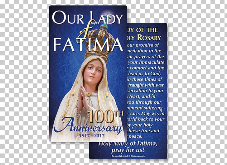 Our Lady Of Fátima Fátima Prayers Holy Card PNG, Clipart, Advertising, Anniversary, Book, Catholicism, Fatima Free PNG Download