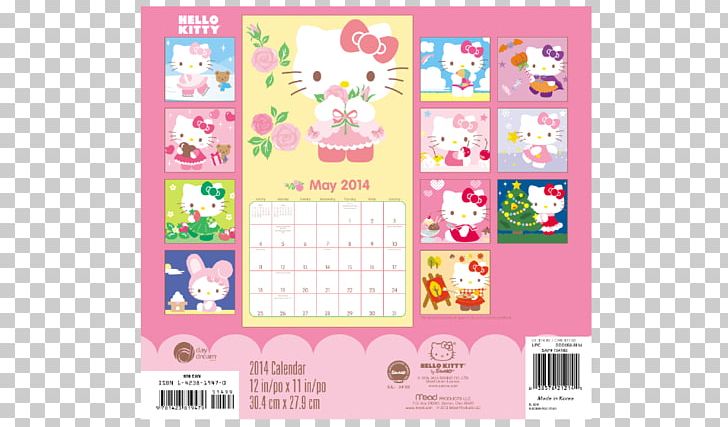 Hello Kitty Calendar Date Paper PNG, Clipart, 2016, 2018, Calendar, Calendar Date, Character Structure Free PNG Download