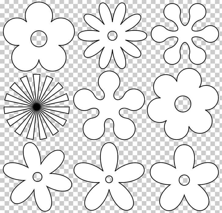 Flower Coloring Book Computer Icons PNG, Clipart, Angle, Area, Art, Black, Black And White Free PNG Download
