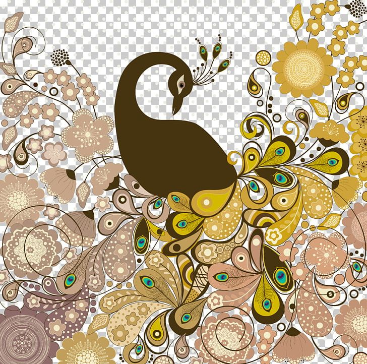 Peafowl Euclidean PNG, Clipart, Animals, Art, Encapsulated Postscript, Feather, Flower Free PNG Download