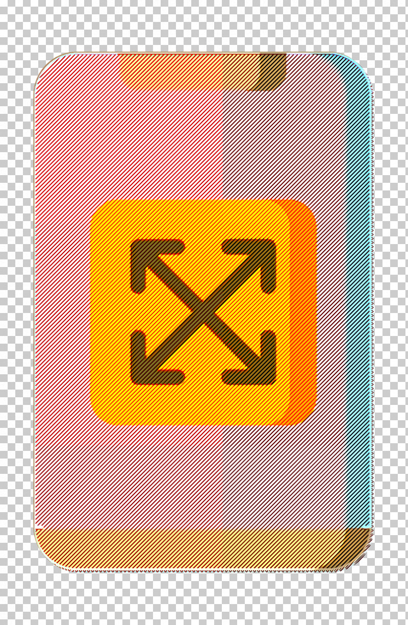 Art And Design Icon Smartphone Icon Responsive Design Icon PNG, Clipart, Art And Design Icon, Line, Material Property, Orange, Rectangle Free PNG Download