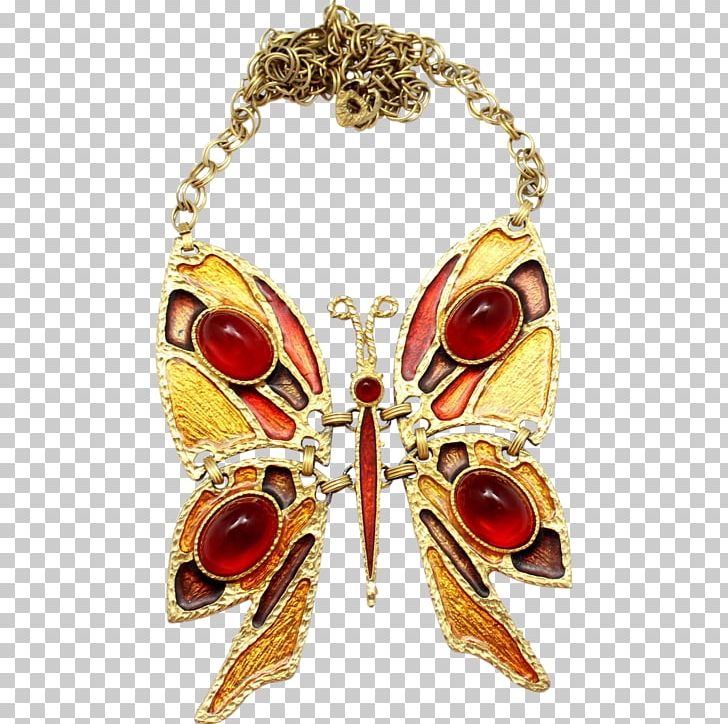 Necklace Butterfly Gemstone Chain Metal PNG, Clipart, Butterflies And Moths, Butterfly, Chain, D E, Enamel Free PNG Download