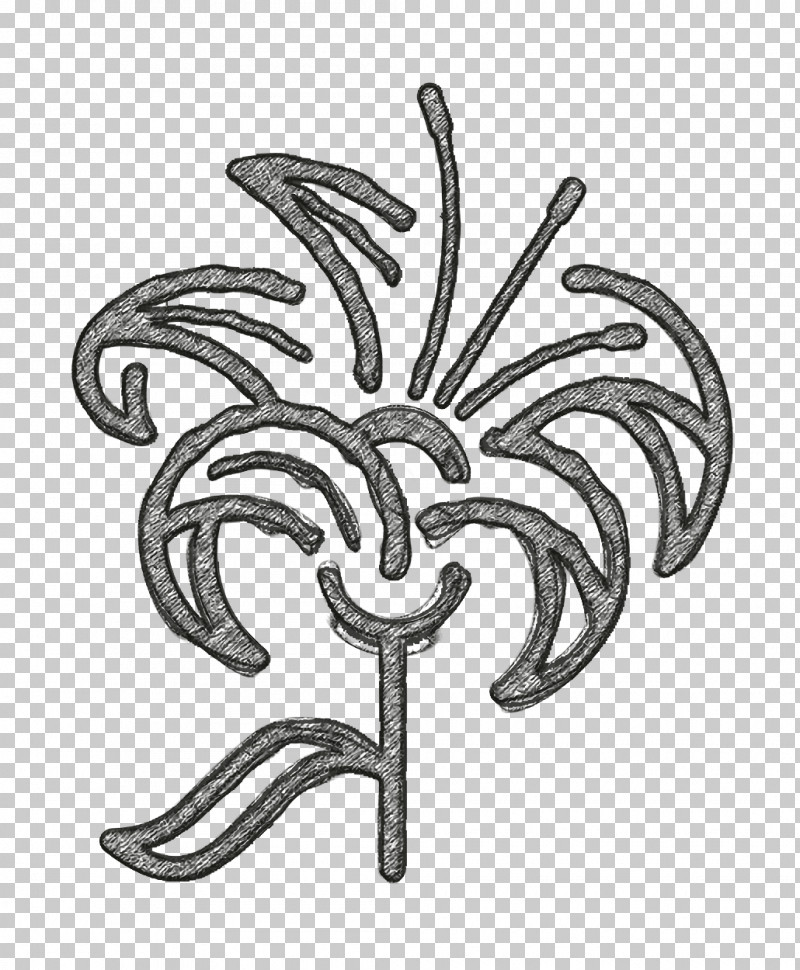 Flower Icon Detailed Flowers Icon Lily Icon PNG, Clipart, Flower, Flower Icon, Line, Line Art, Plant Free PNG Download