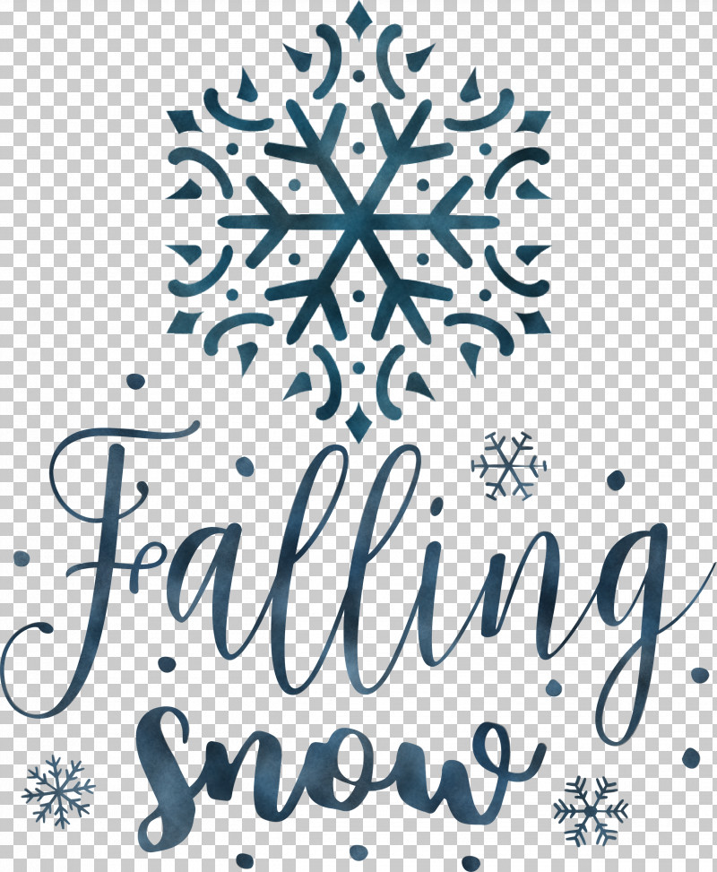 Falling Snow Snowflake Winter PNG, Clipart, Black, Black Screen Of Death, Calligraphy, Falling Snow, Highdefinition Video Free PNG Download