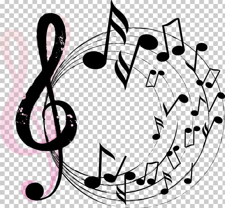 Musical Note Musical Instrument Poster PNG, Clipart, Background Vector, Black And White, Circle, Clef, Festival Free PNG Download