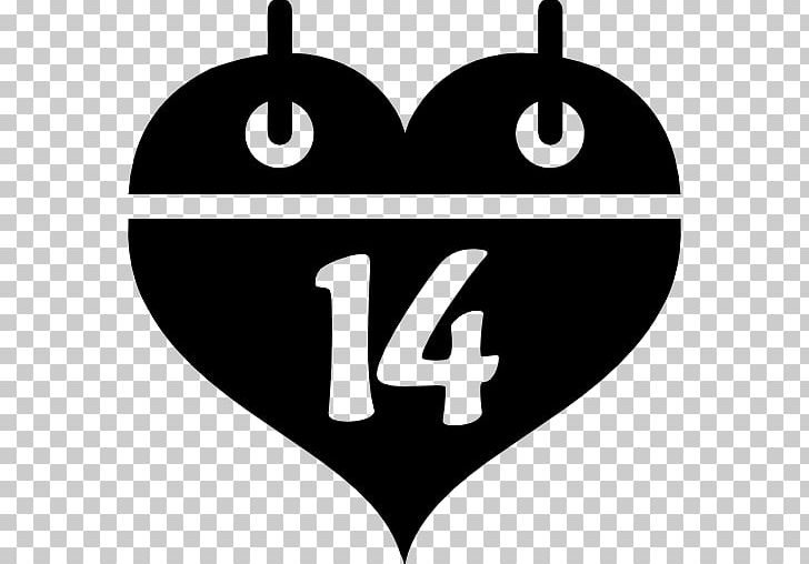 Valentine's Day Calendar Computer Icons Heart PNG, Clipart, 14 February, Black And White, Brand, Calendar, Computer Icons Free PNG Download