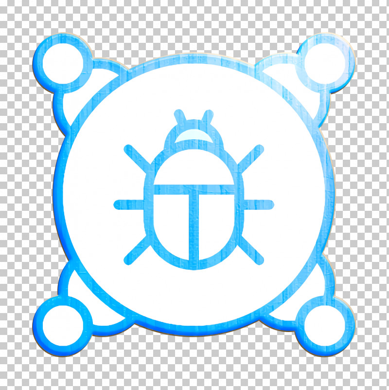 Bug Icon Data Protection Icon Virus Icon PNG, Clipart, Aqua, Azure, Blue, Bug Icon, Circle Free PNG Download