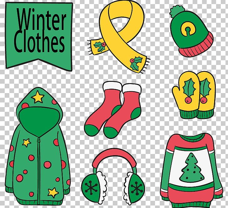 Lovely Winter Clothing PNG, Clipart, Area, Artwork, Christmas, Christmas Jumper, Christmas Stockings Free PNG Download