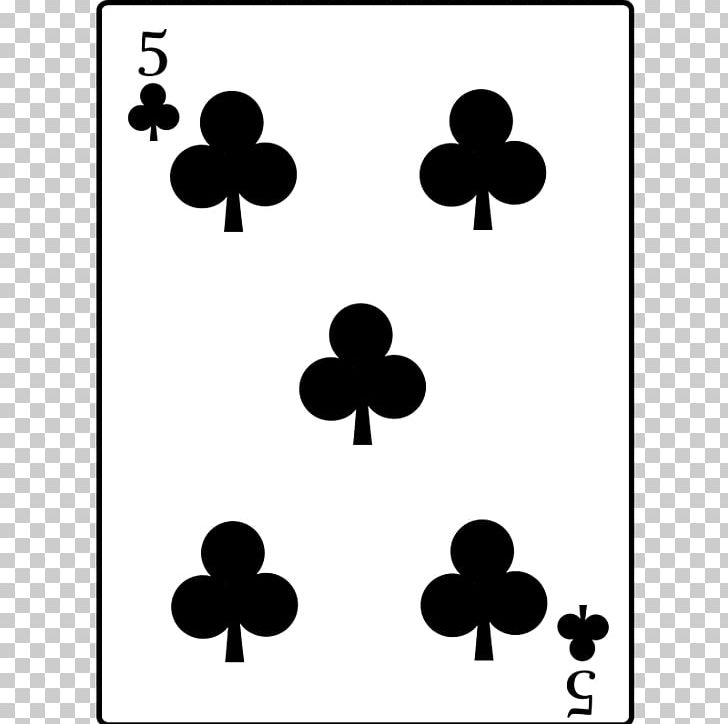 Playing Card Cinq De Trèfle Game PNG, Clipart, Area, Black, Black And White, Card Game, Circle Free PNG Download