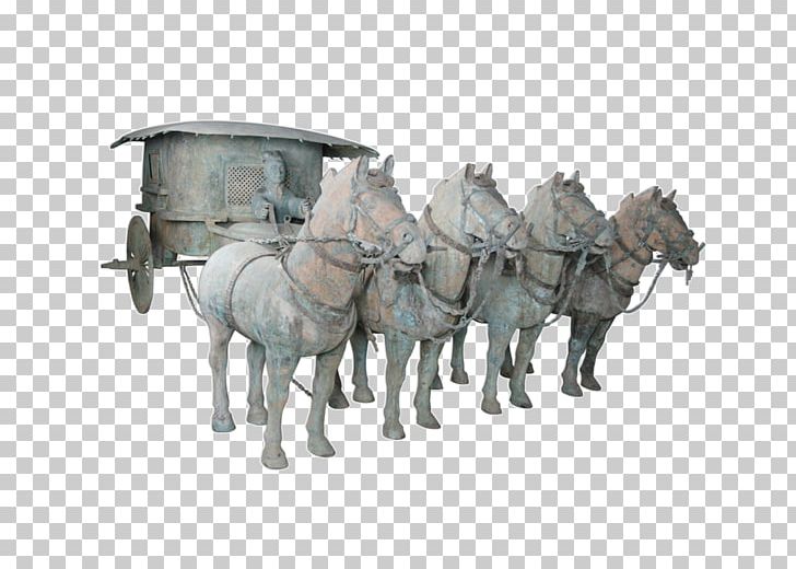 Terracotta Army Horse Qin Bronze Chariot PNG, Clipart, Animals, Big Stone, Bronze, Bronze Sculpture, Chariot Free PNG Download