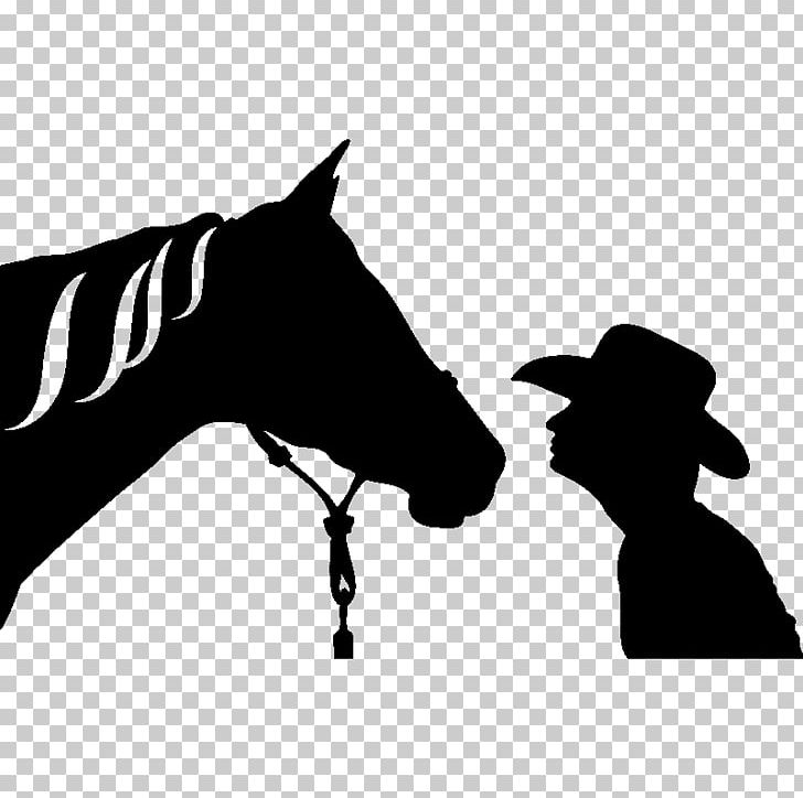 Silhouette Horse Cowboy Hat PNG, Clipart, Animals, Black, Black And White, Brand, Cowboy Free PNG Download