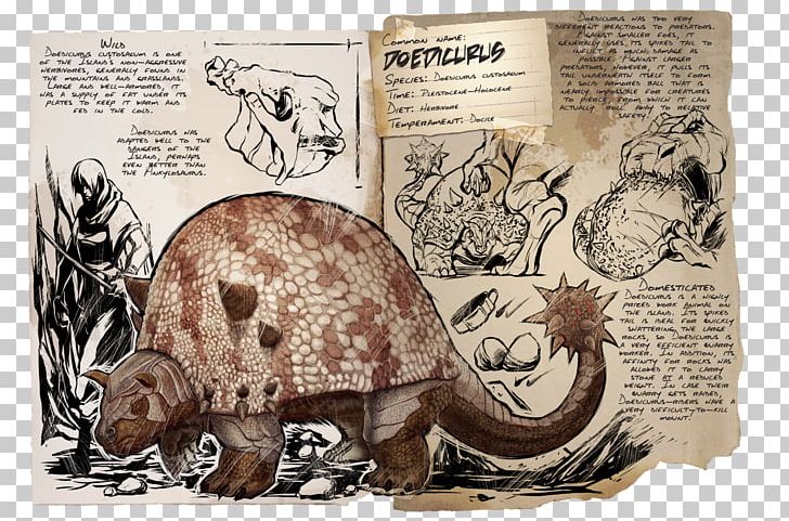 ARK: Survival Evolved Doedicurus Clavicaudatus Giant Armadillo Dinosaur Herbivore PNG, Clipart, Ark, Ark Survival Evolved, Armadillo, Armour, Dinosaur Free PNG Download