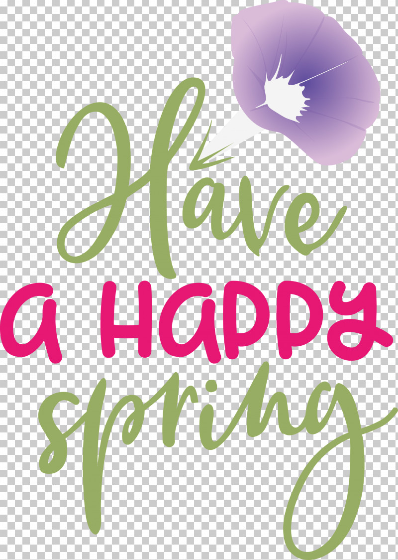 Spring Have A Happy Spring PNG, Clipart, Cut Flowers, Floral Design, Flower, Lilac M, Logo Free PNG Download
