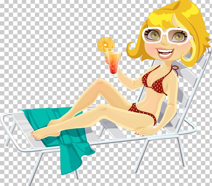Beach Sunlounger PNG, Clipart, Art, Baby Girl, Beach Vector, Bikini, Cartoon Free PNG Download