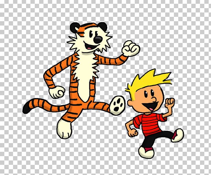 Tiger Cat Cartoon Calvin And Hobbes Comic Strip PNG, Clipart, Animal, Art, Big Cat, Big Cats, Calvin Free PNG Download