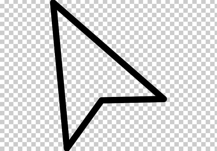 Computer Mouse Arrow Pointer Cursor Triangle PNG, Clipart, Angle, Area, Arrow, Black, Black And White Free PNG Download