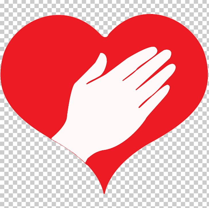 hand over heart clipart