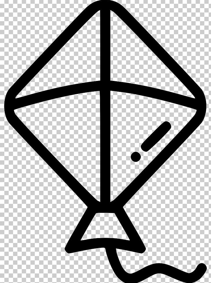 Kite Computer Icons Hobby Leisure PNG, Clipart, Angle, Area, Black And White, Cdr, Computer Icons Free PNG Download