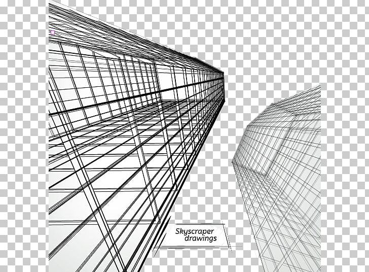 Skyscraper Architectural Drawing Architecture PNG, Clipart, Abstract Lines, Angle, Architect, Architecture, Art Free PNG Download