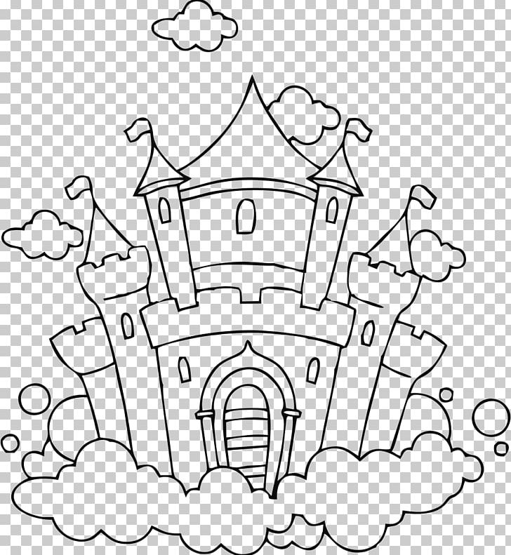 Black And White Drawing Castle PNG, Clipart, Angle, Area, Artwork, Black, Black And White Free PNG Download
