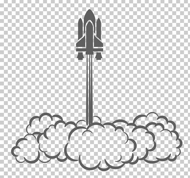 Spacecraft Space Shuttle Program Rocket PNG, Clipart, Angle, Black And White, Body Jewelry, Lift, Line Free PNG Download