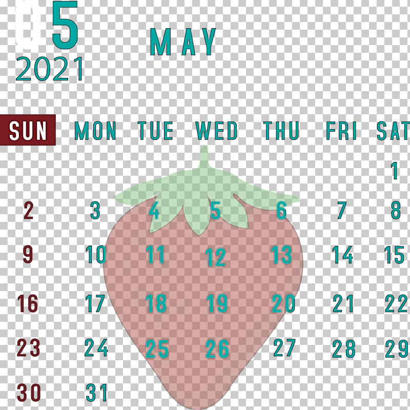 May 2021 Printable Calendar May 2021 Calendar PNG, Clipart, Aqua M, Calendar System, Diagram, Iphone, Line Free PNG Download