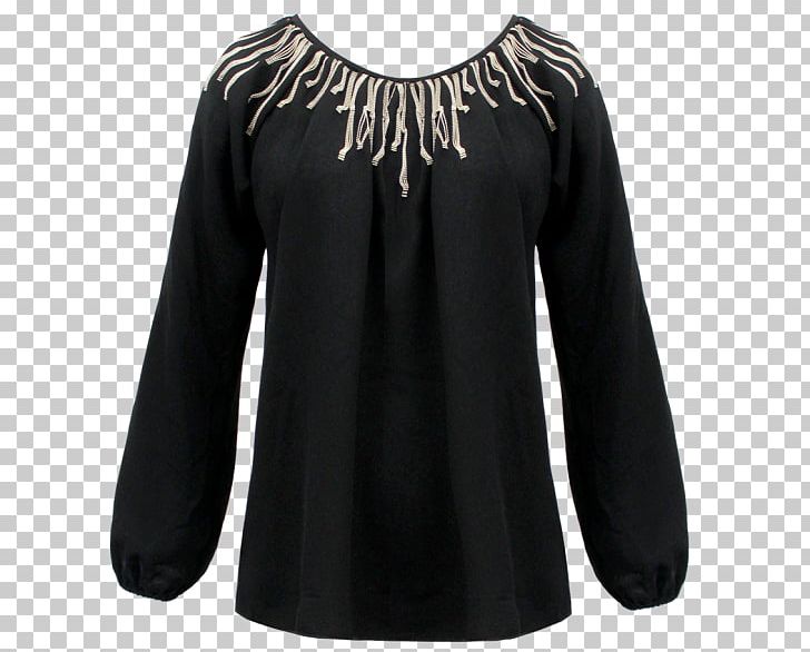 Blouse Long-sleeved T-shirt Shoulder PNG, Clipart, Black, Black M, Blouse, Clothing, Longsleeved Tshirt Free PNG Download