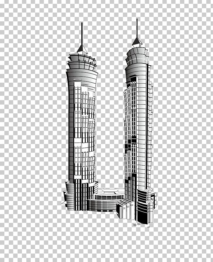 Burj Khalifa New York City Skyscraper High-rise Building PNG, Clipart, All Around The World, Architecture, Around The World, Around World, Black Free PNG Download