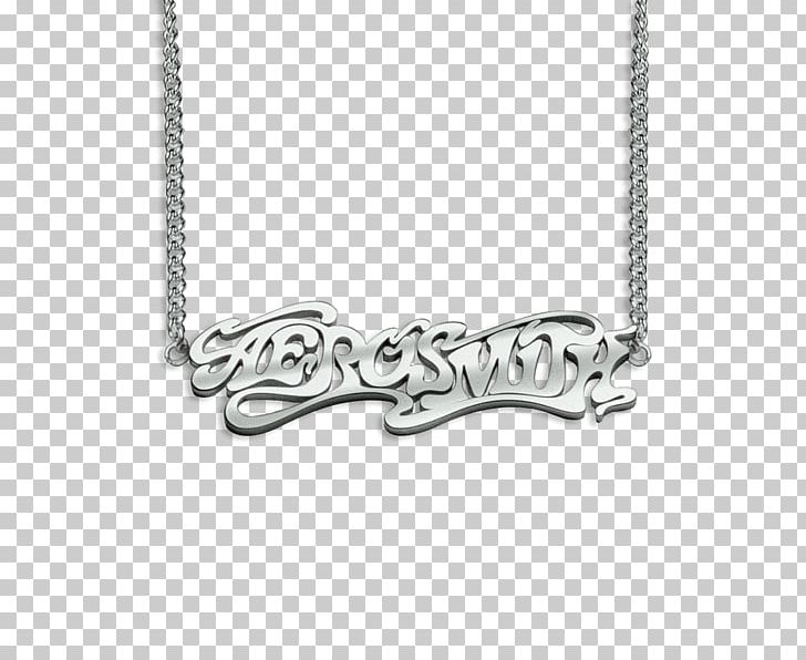 Necklace Charms & Pendants Silver Jewellery Aerosmith PNG, Clipart, Aerosmith, Black And White, Body Jewellery, Body Jewelry, Chain Free PNG Download