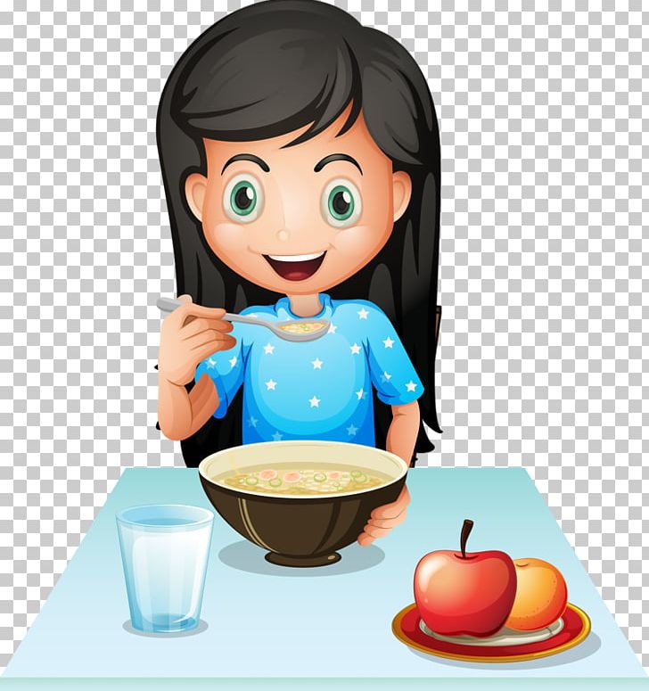 Breakfast Cereal Eating Fast Food Png, Clipart, Anime Girl, Apple, Baby 