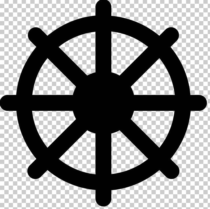Ship's Wheel Helmsman Dharmachakra PNG, Clipart, Angle, Black And White, Budha, Circle, Computer Icons Free PNG Download