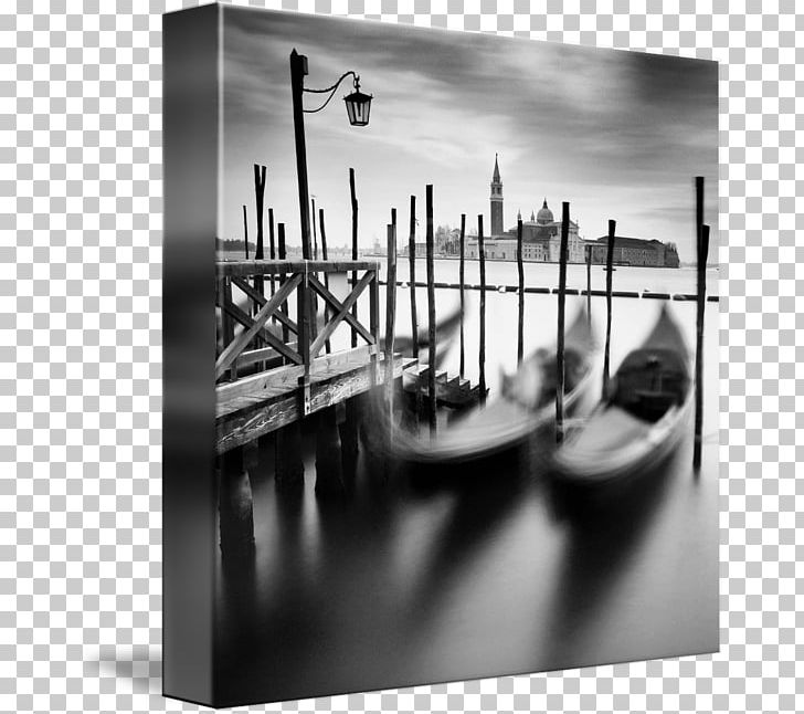 Venice Boat Canvas Print Gondola Gallery Wrap PNG, Clipart, Art, Black And White, Boat, Canvas, Canvas Print Free PNG Download